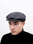 Кепка BAILEY арт. 25203 LORD HERRINGBONE (черный)